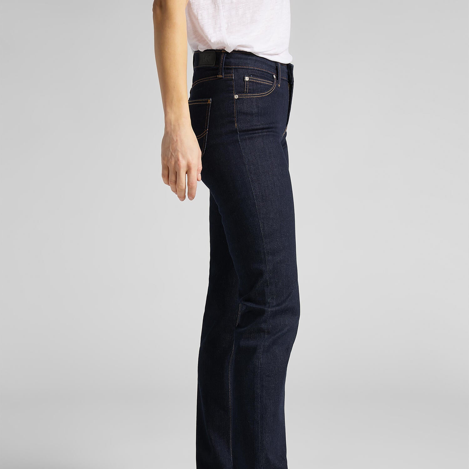 Marion straight leg jeans - dark blue